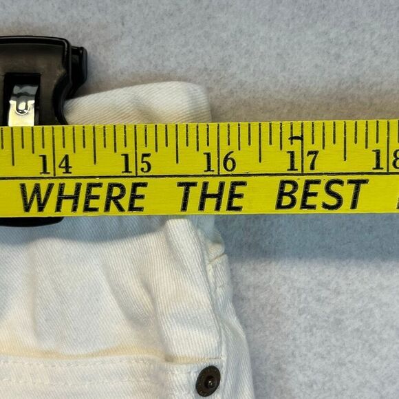 LAUREN RALPH LAUREN Shorts Women's Size 10 Petite White Classic Straight Leg - Picture 8 of 16